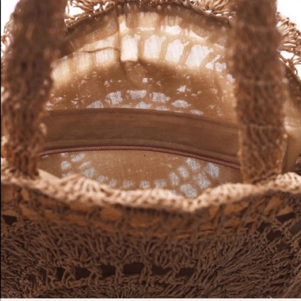 Raffia Boho Beach Bag - Picture 5 of 8